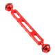 PULUZ 7.87 inch 20cm Aluminum Alloy Dual Balls Arm for Underwater Torch / Video Light, Ball Diameter: 2.54cm(Red)