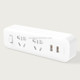 Original Xiaomi Mijia Power Strip Converter Portable Plug Travel Adapter with 5V / 2.1A Dual USB Fast Charging Ports for Home, Office