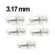 5 PCS 3.17mm Plane Fixed Pitch Propeller Adapter Bullet(Silver)