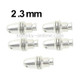 5 PCS 5x2.3mm Propeller Adapter JJ Spinner RC Model Motor(Silver)