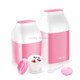 Manual Yogurt Machine Household Automatic Cup Divider Cheese Machine, No Power Supply(Pink)