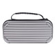 Portable EVA + PPB Storage Bag Handbag for Nintendo Switch Console(Silver White+Black)
