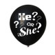 36 Inch Black Reveal Confetti Balloon Show Decoration(He or She)