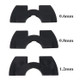 3 PCS Shock Absorption Shockproof Standing Handle Rubber Damper for Xiaomi Mijia M365 Electric Scooter(Black)