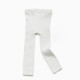 Children Vertical Cropped Pantyhose Combed Cotton Baby Socks, Size:M(White)