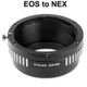 EOS Lens to NEX Lens Mount Stepping Ring(Black)