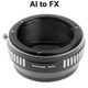 AI Lens to FX Lens Mount Stepping Ring(Black)