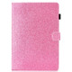 For Huawei MediaPad T3 10.0 Varnish Glitter Powder Horizontal Flip Leather Case with Holder & Card Slot(Pink)