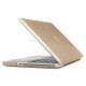 Frosted Hard Plastic Protection Case for Macbook Pro 13.3 inch(Gold)