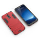 Shockproof PC + TPU Case for Huawei Mate 20 Lite, with Holder(Red)