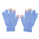 Three Fingers Touch Screen Gloves, For iPhone, Galaxy, Huawei, Xiaomi, HTC, Sony, LG and other Touch Screen Devices(Blue)