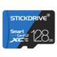 STICKDRIVE 128GB High Speed U3 Blue and Black TF(Micro SD) Memory Card