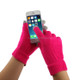 Three Fingers Touch Screen Gloves, For iPhone, Galaxy, Huawei, Xiaomi, HTC, Sony, LG and other Touch Screen Devices(Magenta)