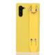 For Galaxy Note10 Shockproof Solid Color TPU Case with Wristband(Yellow)