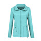 Raincoat Waterproof Clothing Foreign Trade Hooded Windbreaker Jacket Raincoat, Size: S(Water Blue )(Water Blue)