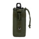 Outdoor Sports Waist Bag Water Cup Bag Kettle Bag(Army Green)