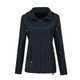 Raincoat Waterproof Clothing Foreign Trade Hooded Windbreaker Jacket Raincoat, Size: M(Navy )(Navy)