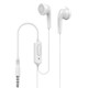Langsdom Q1 Simple Design Flat Wired Earphone(White)