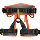 XINDA XDA9516 Outdoor Rock Climbing Polyester High-strength Wire Adjustable Downhill Whole Body Safety Belt(Orange)