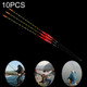 10PCS Fish Heart View 1# Fishing Float Nano Floater Bobber