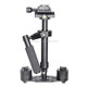 YELANGU S40N Aluminum Handheld Stabilizer for Camcorder DV Video Camera DSLR