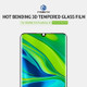 For Xiaomi CC9 Pro / Xiaomi  Note10 PINWUYO 9H 3D Hot Bending Tempered Glass Film(Black)