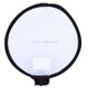 30cm Universal Round Style Flash Folding Soft Box, Without Flash Light Holder(Black + White)