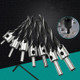 7 in 1 Woodworking Countersink Chamfer Three-Pointed High-Speed Steel Drill Bits Set, 3-10mm