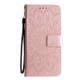 For Galaxy S20 Sun Print Horizontal Flip Protective Case with Holder & Card Slots & Wallet(Rose Gold)