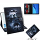 Wolf and Dog Pattern Horizontal Flip Leather Case for Huawei MediaPad M5 Lite 10.1, with Holder & Card Slot & Wallet