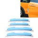 4 PCS Car Door Side Guard Anti Crash Strip Car Exterior Avoid Bumps Collsion Impact Protector Fashion Design Car Sticker(Blue)