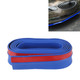 Universal 2.5m Car Front Bumper Lip Splitter Spoiler Skirt Adhesive Protector(Blue)