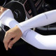 5 Boxes New Style Ice Silk Sleeves Fresh and Cool UV Protection Oversleeve, Ordinary Style(White)