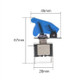 Flip Cover Nitrous Arming Switch with Blue LED Indicator (Vehicle DIY), Blue