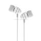 JOYROOM EL112 Conch Shape 3.5mm In-Ear Plastic Earphone with Mic, For iPad, iPhone, Galaxy, Huawei, Xiaomi, LG, HTC and Other Smart Phones(White)