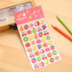 2 PCS Fruits Pattern Creative Cartoon Children DIY Album Diary Decorative Stereo Bubble Sticker
