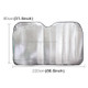 Silver Aluminum Foil Sun Shade Car Windshield Visor Cover Block Front Window Sunshade UV Protect, Size: 220 x 80cm