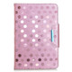 For 7 inch Universal Tablet Solid Color Wave Point Horizontal Flip Leather Case, with Holder(Rose Gold)