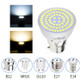 LED Concentrating Plastic Lamp Cup Household Energy-saving Spotlight, Wattage:9W E27 80 LEDs(Warm White)