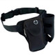 Multi-functional Unisex Running Outdoor Sports Water Bottle Waist Bag(Black)