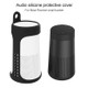 Portable Shockproof Silica Gel Bluetooth Speaker Protective Case for Bose Soundlink Revolve (Black)