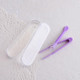 5 PCS Portable Contact Lens Special Tweezer and Stick Set Travel Kit(Purple)