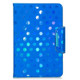 For 8 inch Universal Tablet Solid Color Wave Point Horizontal Flip Leather Case, with Holder(Royal Blue)