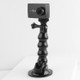 Suction Cup Jaws Flex Clamp Mount for for DJI Osmo Action, GoPro NEW HERO / HERO7 /6 /5 /4, and Other Action Cameras(Black)