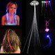 Cool Color Change Flashing Braid Luminous Pigtail Hair Clips LED Light Fiber for KTV / Bars / Clubs / Christmas Activities (Random Color Delivery)(Transparent)