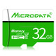 MICRODATA 32GB U1 Green and White TF(Micro SD) Memory Card