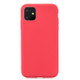 Frosted Solid Color TPU Protective Case for iPhone 11(Red)