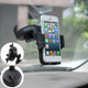 Suction Cup 360 Degree Rotatable Car Holder, For iPhone, Galaxy, Huawei, Xiaomi, LG, HTC and Other Smart Phones(Black)