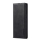 For Huawei Mate 20 LC.IMEEKE LC-001 Series PU + TPU Color Matching Frosted Horizontal Flip Leather Case with Holder & Card Slot(Black)