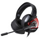 ONIKUMA K6 Over Ear Bass Stereo Surround Gaming Headphone with Microphone & Red Light(Black Red)